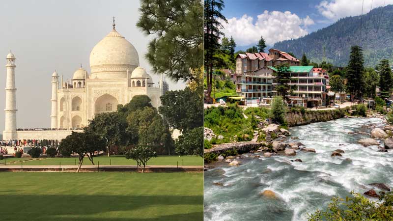 Explore Taj with Himachal Tour
